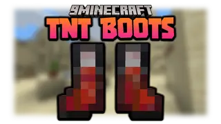TNT Boots Data Pack (1.18.2, 1.17.1) – Fills Your World with TNTs
