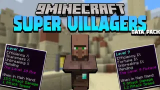 Super Villagers Data Pack (1.18.2, 1.17.1) – OP Trading, Market