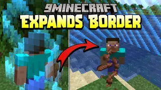 Minecraft But Eating Expands The Border Data Pack (1.18.2, 1.17.1)