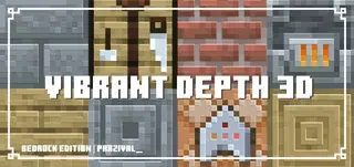 Vibrant Depth 3D Texture Pack (26.x, 1.21) – MCPE/Bedrock