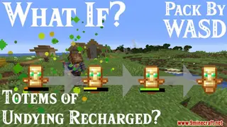 WASD Recharging Totem Data Pack (1.16.5, 1.14.4) – Unlimited Totem of Undying