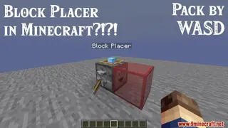 WASD Block Placer Data Pack (1.15.2, 1.14.4) – Spawner but for Block