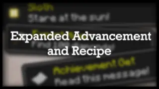 Expanded Advancement and Recipe Data Pack (1.18.1, 1.17.1)