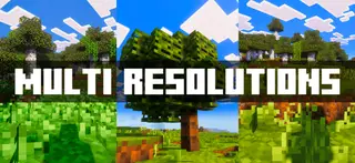 Multi Resolutions Texture Pack (26.x, 1.21) – MCPE/Bedrock