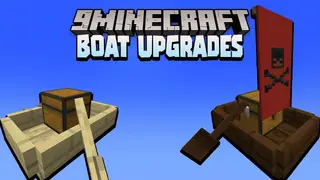 Boat Upgrades Data Pack (1.18.2, 1.17.1) – Boat with Chest