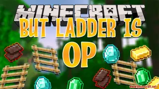 Minecraft But Climbing Up Ladders Brings Valuable Resources Data Pack (1.18.2, 1.17.1)