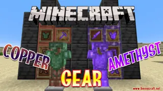Copper and Amethyst Gear Data Pack (1.18.2, 1.17.1) – New Armors
