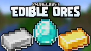 Minecraft But You Can Eat Ores Data Pack (1.18.2, 1.18.1)