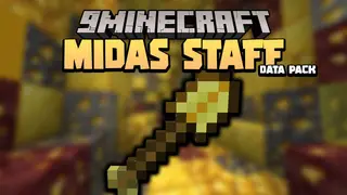 Midas Staff Data Pack 1.18.1, 1.17.1 (Golden Touch)