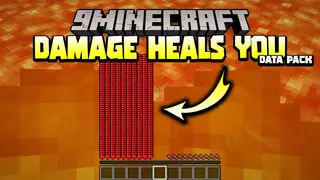 Minecraft But Damage Heals You Data Pack 1.18.1, 1.17.1 (Feel No Pain)
