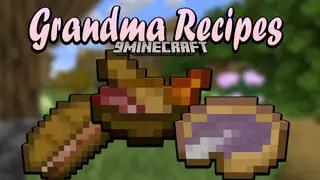 Grandma Cooking Recipes Data Pack 1.18.1 (Foods, Effects)