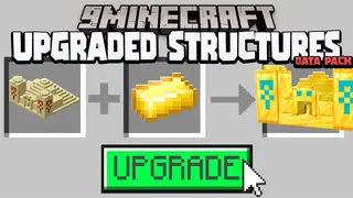Minecraft But You Can Upgrade Structures Data Pack 1.18.1, 1.17.1 (Structures, Bosses, Rewards)