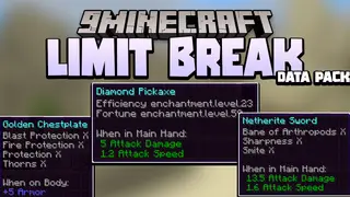 Enchantments Limit Break Data Pack 1.18.1, 1.17.1 (Increases Max Level for Enchantments)