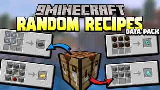 Minecraft But Crafts Are Random Data Pack 1.18.1, 1.17.1 (Random Recipes)
