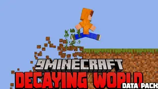 Minecraft But Moving Destroys The World Data Pack 1.18.1, 1.17.1 (Decaying World)