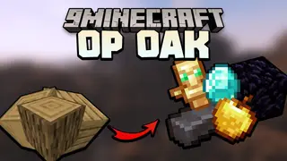 Minecraft But Oak Is OP Data Pack 1.18.1, 1.17.1 (OP Oak Blocks)