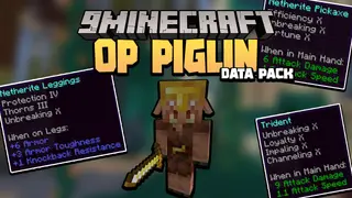 Minecraft But Piglin Bartering Is OP Data Pack (1.17.1, 1.16.5) (OP Piglin)