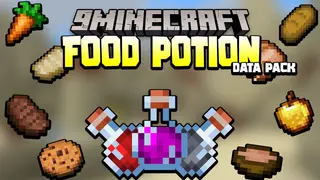 Overpowered Food Data Pack 1.17.1 (Food Potion)