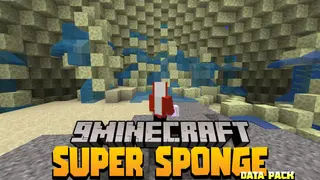 Super Sponge Data Pack 1.17.1, 1.16.5 (Water Removal)