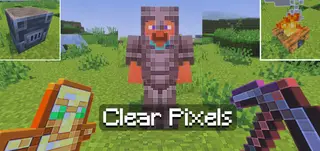 Clear Pixels Texture Pack (26.x, 1.21) – MCPE/Bedrock