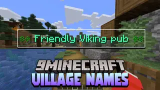 Welcome To Data Pack 1.17.1 (Village Names)