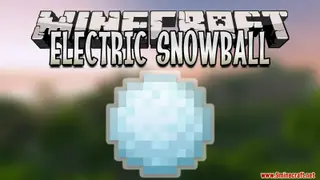Electric Snowball Data Pack 1.17.1 (Powerful Snowball and Sword)
