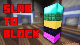Recipes – Slab to Block Data Pack 1.17.1, 1.16.5 (Craft Block using Slab)