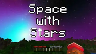 Space with Stars Texture Pack (1.21, 1.20) – MCPE/Bedrock