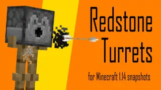 Redstone Turrets Data Pack 1.14.3, 1.13.2 (Defend Your Lawn)