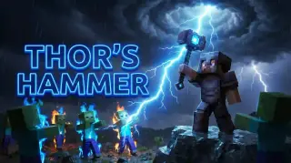 RR Thor's Hammer Lightning Mace Addon (26.x, 1.21) – MCPE/Bedrock Mod