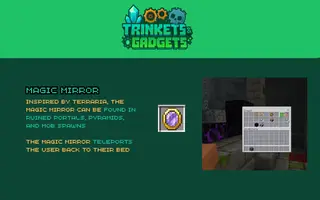 Trinkets & Gadgets Addon (26.x, 1.21) – MCPE/Bedrock Mod