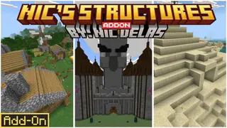 Nic's Structures Addon (26.x, 1.21) – MCPE/Bedrock Mod