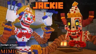 Jackie FNAF Mimic Secret Addon (26.x, 1.21) – MCPE/Bedrock Mod