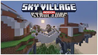 Sky Villages Structure Addon (26.x, 1.21) – MCPE/Bedrock Mod