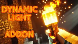 Dynamic Light + Offhand Torch Addon (26.x, 1.21) – MCPE/Bedrock