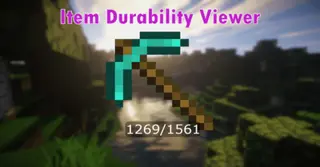 Item Durability Viewer Addon (1.21, 1.20) – MCPE/Bedrock Mod