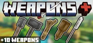 Weapons Plus Addon (26.x, 1.21) – MCPE/Bedrock Mod