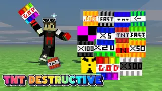 TNT Destructive Addon (26.x, 1.21) – MCPE/Bedrock Mod