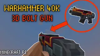 Warhammer40k BoltGun Addon (26.x, 1.21) – MCPE/Bedrock Mod
