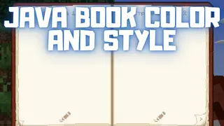 Java Book Color and Style Texture Pack (1.21, 1.20) – MCPE/Bedrock