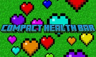 Compact Health Bar Addon (26.x, 1.21) – MCPE/Bedrock Mod