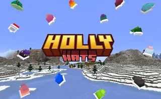 Holly Hats Addon (26.x, 1.21) – MCPE/Bedrock Mod