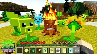Plants vs Zombies Classic Addon (26.x, 1.21) – MCPE/Bedrock PvZ Mod