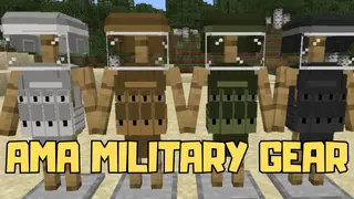 Ama Military Gear Addon (26.x, 1.21) – MCPE/Bedrock Mod