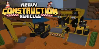 Heavy Construction Vehicles Addon (26.x, 1.21) – MCPE/Bedrock Mod