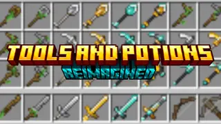 Tools and Potions Reimagined Texture Pack (1.21, 1.20) – MCPE/Bedrock