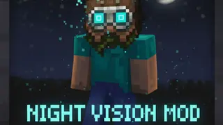 Night Vision Helmet Addon (26.x, 1.21) – MCPE/Bedrock Mod