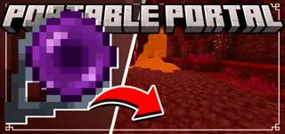 Portable Portal Addon (26.x, 1.21) – MCPE/Bedrock Mod