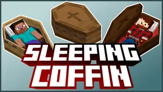 Sleeping Coffins Addon (26.x, 1.21) – MCPE/Bedrock Mod