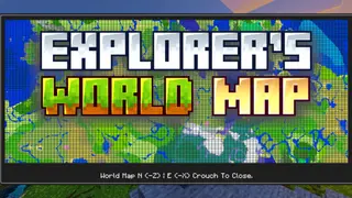 Explorer's World Map Addon (26.x, 1.21) – MCPE/Bedrock Mod